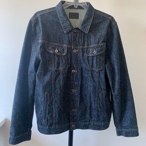 Like NEW Vince selvedge denim jacket